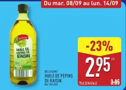 ALDI BELLASAN HUILE DE PÉPINS DE RAISIN offre