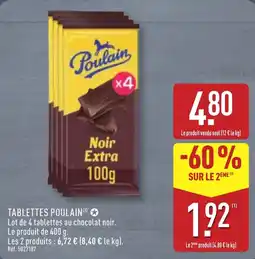 ALDI Poulain Tablettes offre