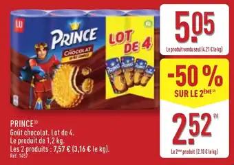 PRINCE Goût chocolat
