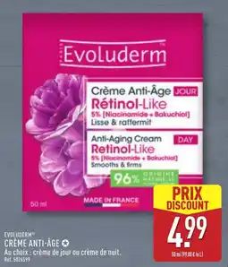 ALDI Evoluderm Crème Anti-Âge offre