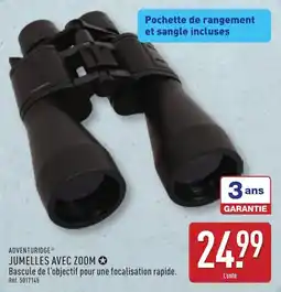 ALDI ADVENTURIDGE JUMELLES AVEC ZOOM offre