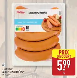 ALDI Marsigny Saucisses fumées offre