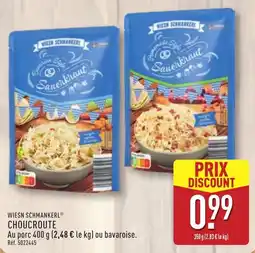 ALDI WIESN SCHMANKERL CHOUCRUTE offre