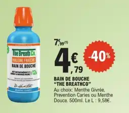 E.Leclerc The Breath Co. BAIN DE BOUCHE offre