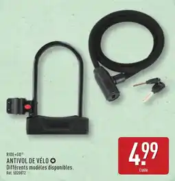 ALDI RIDE+GO ANTIVOL DE VÉLO offre
