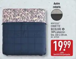 ALDI NOVITESSE COUETTE BICOLORE offre