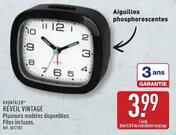 ALDI KRONTALER RÉVEIL VINTAGE offre