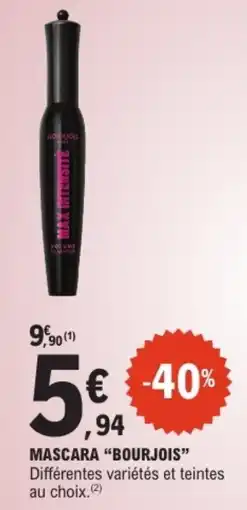 E.Leclerc BOURJOIS Mascara offre