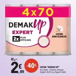 E.Leclerc DEMak'up Coton Disque Expert offre