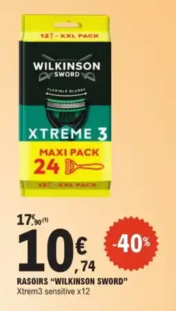 E.Leclerc WILKINSON SWORD RASOIRS offre