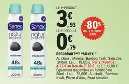 E.Leclerc Sanex Deodorant offre
