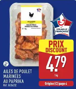 ALDI Les Blanquettes Ailes de poulet offre