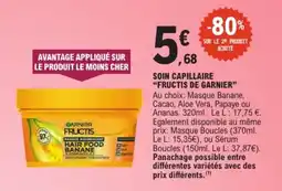 E.Leclerc GARNIER FRUCTIS MASQUE NOURRISSANT HAIR FOOD BANANE offre