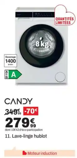 BUT CANDY Lave-linge hublot offre