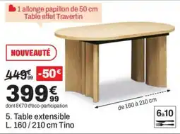 BUT Tino Table extensible offre