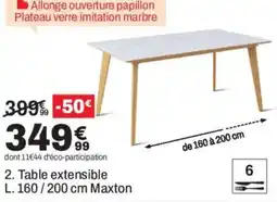 BUT Maxton Table extensible offre