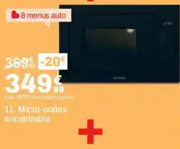 BUT HOSIERES Micro-ondes encastrable offre