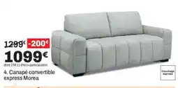 BUT Morea Canapé convertible express offre