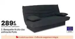 BUT Porto Banquette-lit clic-clac offre