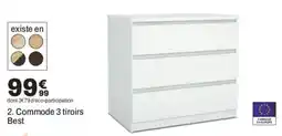 BUT Best Commode 3 tiroirs offre