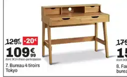 BUT Tokyo Bureau 4 tiroirs offre