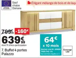 BUT Palazzo Buffet 4 portes offre