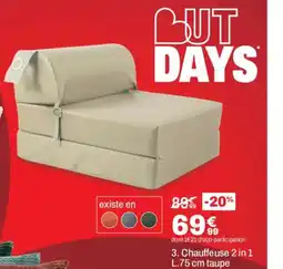 BUT BUT DAYS Chauffeuse 2 in 1 offre
