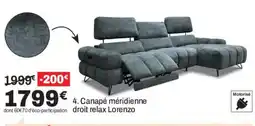 BUT Lorenzo Canapé méridienne droit relax offre