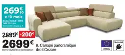 BUT Cezare Canapé panoramique droit offre