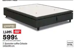 BUT Dreamée Édition Sommier coffre Céleste offre