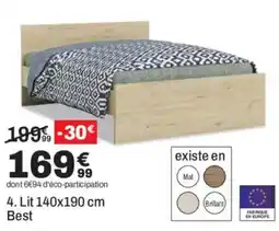 BUT Best Lit 140x190 cm offre