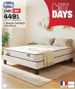 BUT SIMMONS Matelas Training'S offre