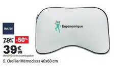 BUT BULTEX Oreiller Mémoclass offre