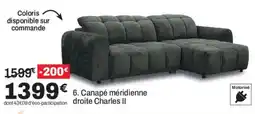 BUT Charles II Canapé méridienne droite offre
