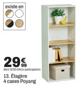 BUT Poyang Étagère 4 cases offre