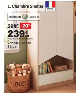 BUT Chambre Shelter offre