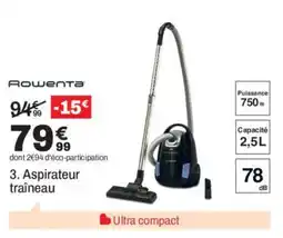 BUT Rowenta Aspirateur traîneau offre