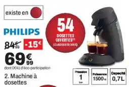 BUT PHILIPS Machine à dosettes offre