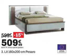 BUT Pesaro Lit 160x200 cm offre