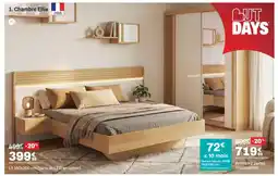 BUT Chambre Ellie offre
