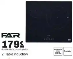 BUT FAR Table induction offre