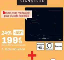 BUT SIGNATURE Table induction offre