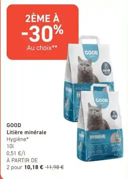 Tom&Co GOOD Litière minérale offre