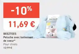Tom&Co BEEZTEES Peluche avec battement de coeur* offre