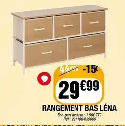 La Foir'Fouille LÉNA RANGEMENT BAS offre