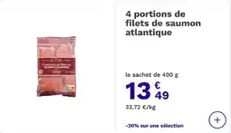 Picard Picoare filets de saumon atlantique offre