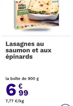 Picard Picard Lasagnes offre
