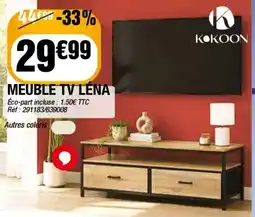 La Foir'Fouille KOKOON MEUBLE TV LÉNA offre