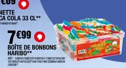 La Foir'Fouille HARIBO BOÎTE DE BONBONS offre