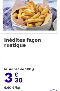 Picard Inédites façon rustique offre